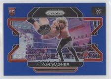 2022 Panini Prizm WWE Blue Prizm 186/199 Von Wagner #4 0a7