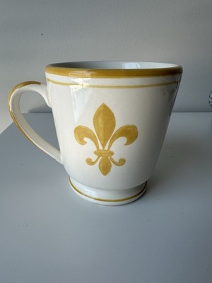 Williams-Sonoma Mug-Fleur de Lys Collection Dijon, Made In Portugal
