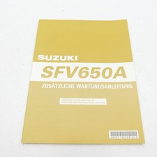 Original Suzuki SFV 650 A Gladius Werkstatthandbuch Zusatz C3250
