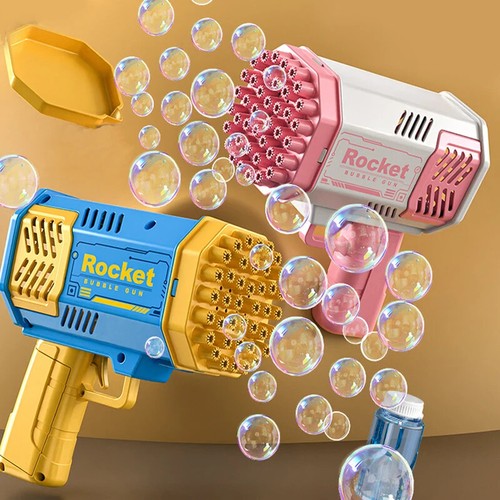 40/69 Holes Bubble Machine Ages 3+ Boy Girl Toys Birthday Wedding Kids Adult