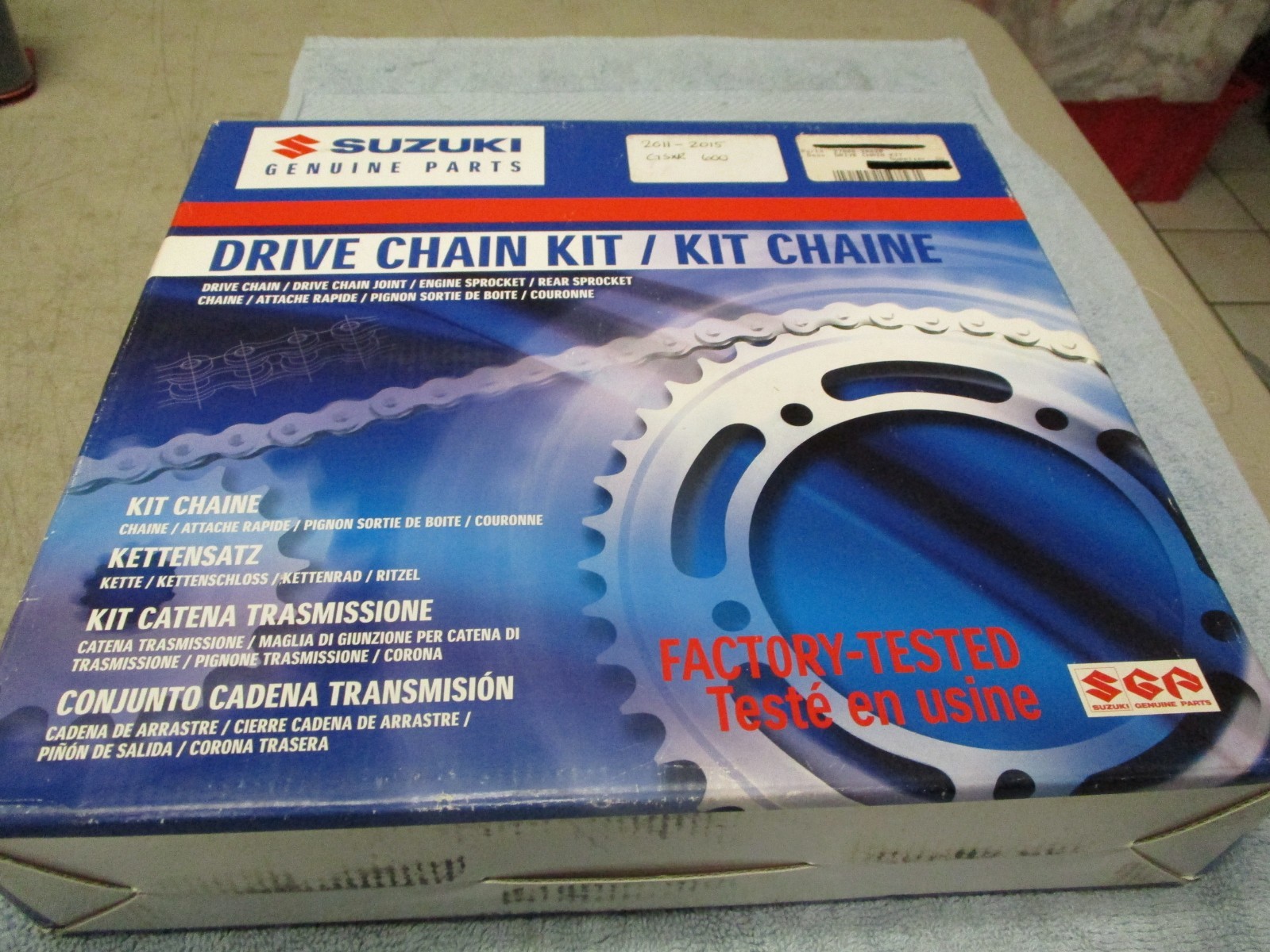 Suzuki OEM New drive chain kit 2700020820 GSXR 600 eBay