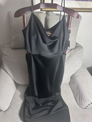 taylor satin dress Riviera Soire Taylor Bejeweled Satin Maxi Dress