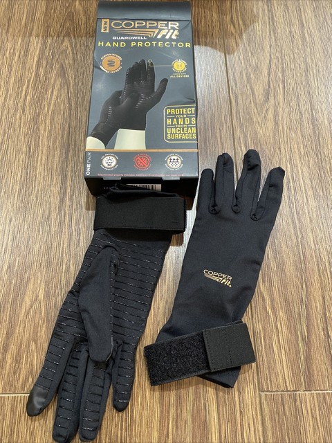 Copper Fit Guardwell Hand Protector Gloves Pairs Unisex S ...