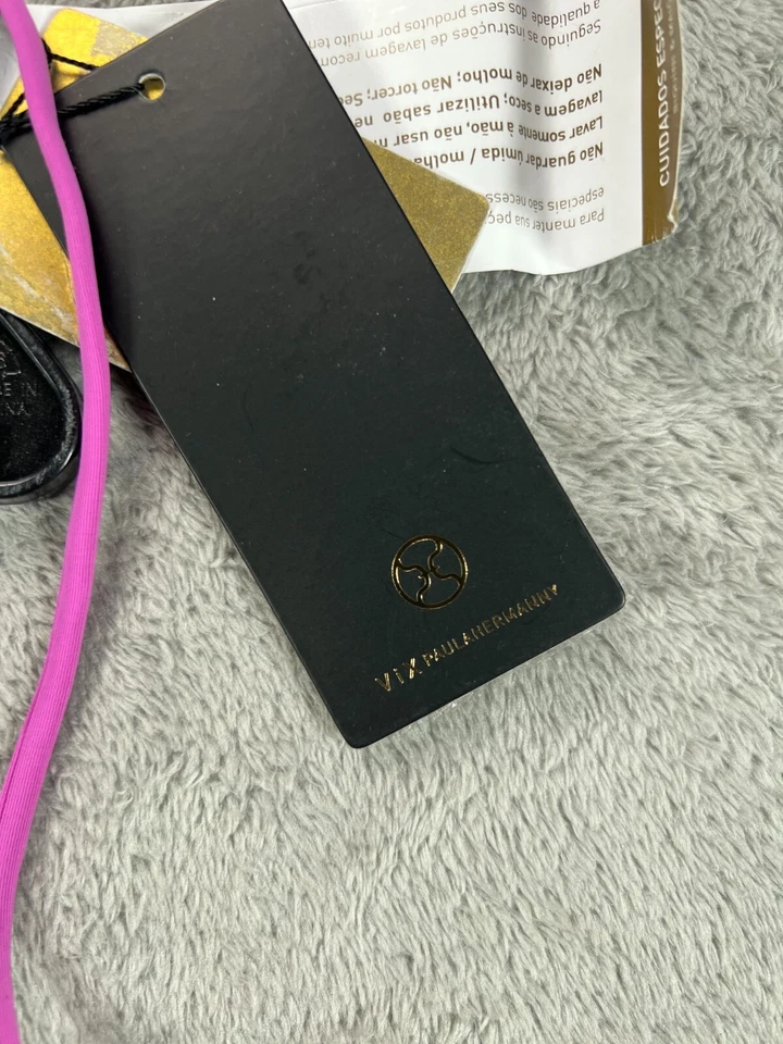 Top de bikini VIX Greta T espalda rosa loto 24 k parte superior pequeña parte inferior mediana precio de venta sugerido por el fabricante 242 USD Foto 3 de 4