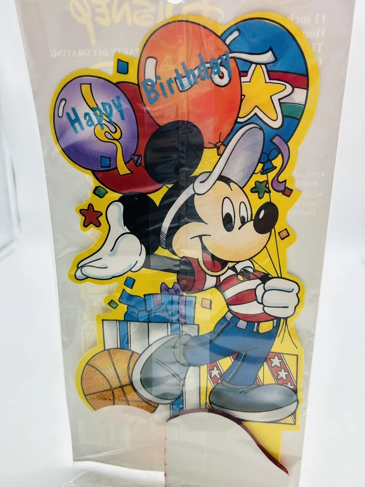 Decoração de feliz aniversário vintage Eureka Mickey Mouse festa favo de mel Disney EUA - Imagem 4 de 4