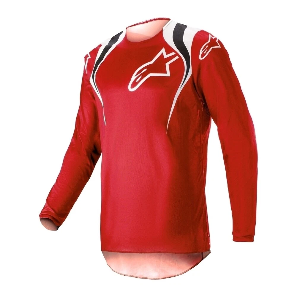 Camiseta Alpinestars Fluid Narin Mars Rojo Blanco-