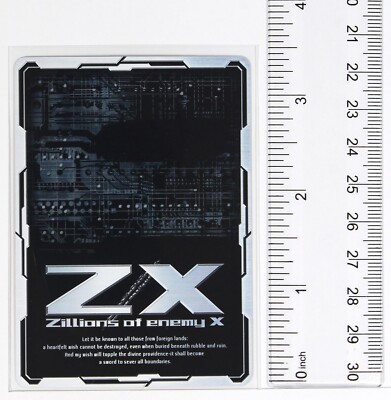 Z/X Zillions of Enemy X Holo Card TCG E08-004 R Nippon Ichi