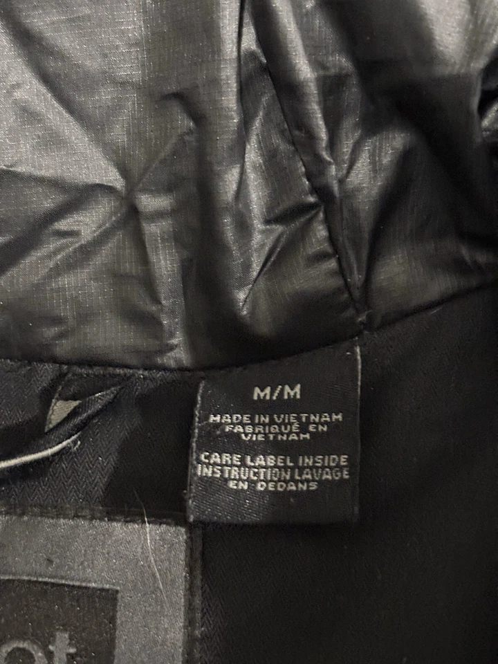 Marmot Jacket Mens Medium Black Goose Down Parka Puffer Field Thunder Bay Hood - Image 4 of 4