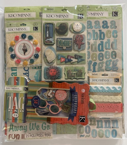 K & Company 12x12 Scrapbook Kit-Variations-Sea Glass, Baby Boy, Poppy Seed, More - Picture 12 of 84