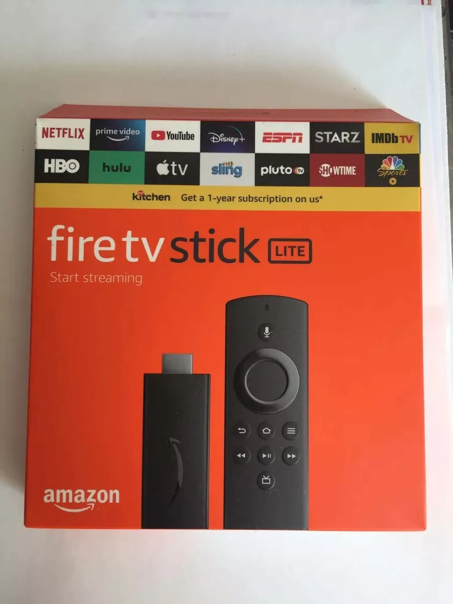 Fire TV Stick Lite avec télécommande vocale Alexa Streaming HD –