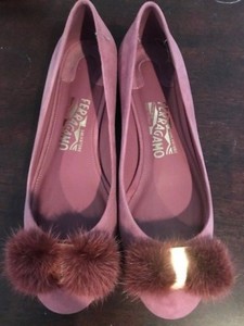 ferragamo suede flats