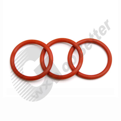 O-Ring Silicone OD=Φ10~Φ70mm Wire Dia.=3.0mm Red Silicone Rubber Sealing Ring