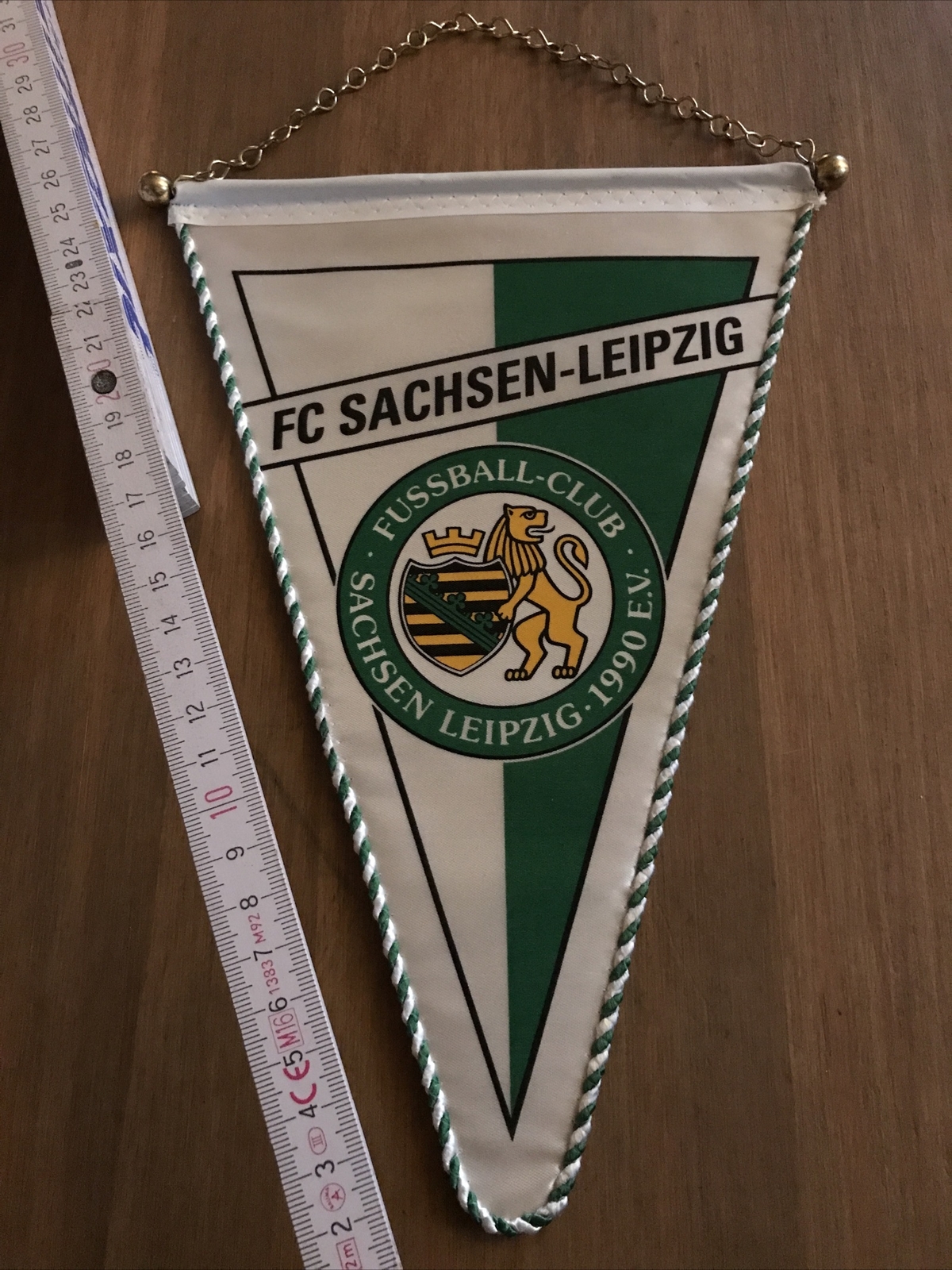 Fanion FC Saxe Leipzig, Vintage, Pour Supporter