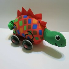 Juguete Jolly Baby Iguana Tirar hacia atrás Coche Tela Resistente a Roturas Cuerpo Extraíble
