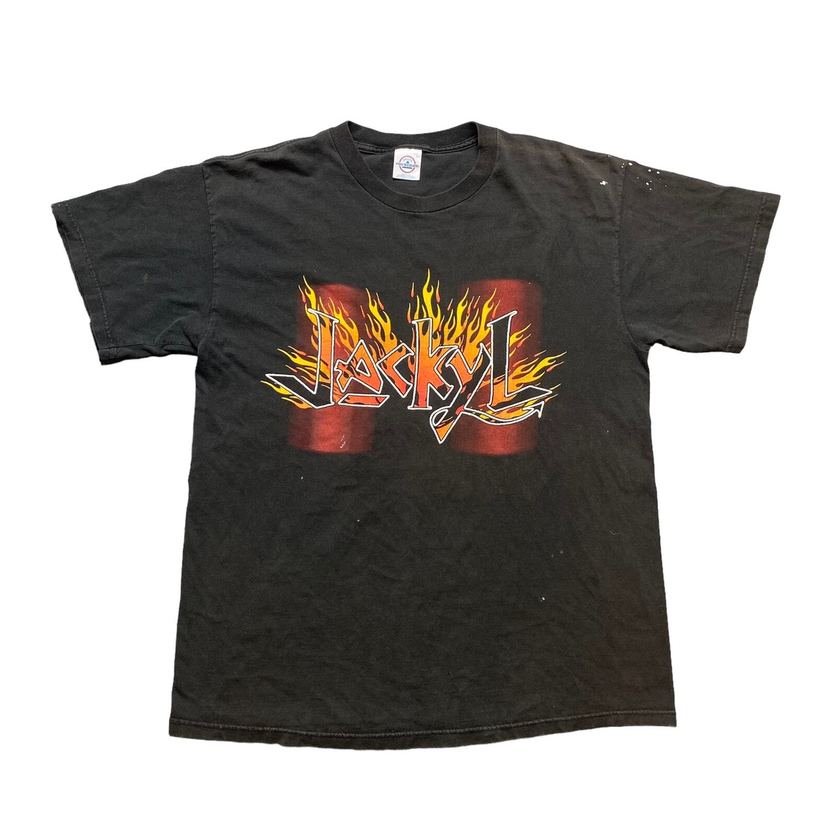 古着 90s USA製 Jackyl 「Rock Me Roll Me Jackyl Me Off」 サザン メタル ハード ロック バンド Tシャツ XL Vintage Jackyl Rock Me Roll Me Jackyl Me Off T-Shirt Adult Size