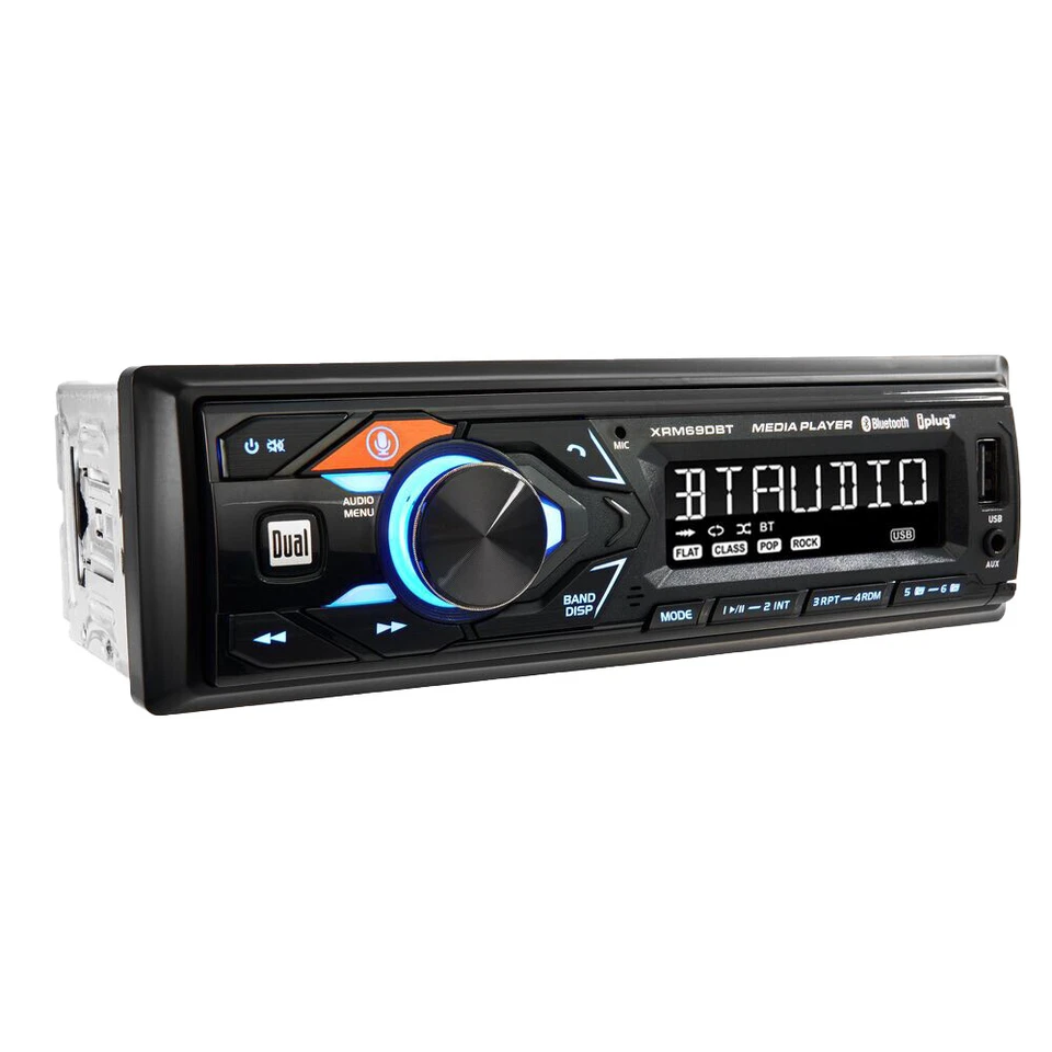 Single DIN Car Stereo MP3 Receiver + 6.5" component & 6x9 coax speakers Package - Image 3 of 4
