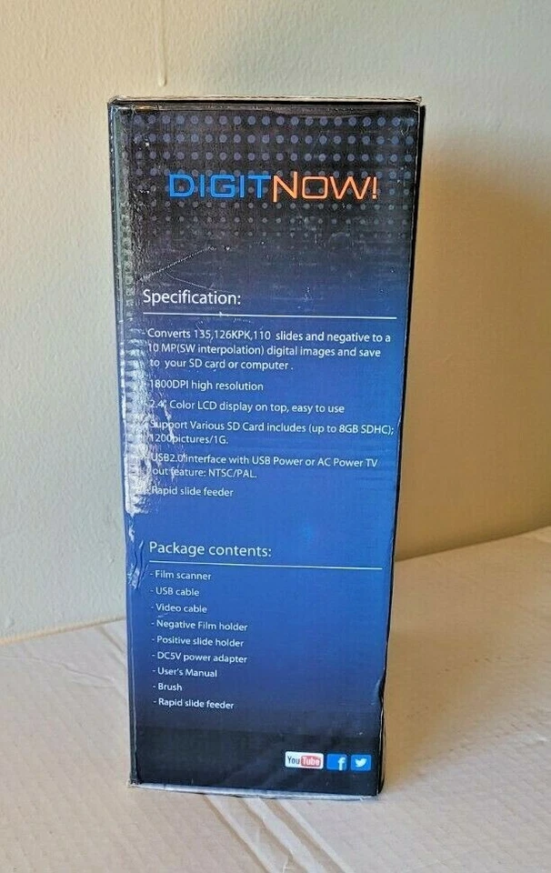 Scanner M125 43mm Film Scanner Electronic Gadget Black CDIGM125 DigitNowFilm - Image 4 of 4