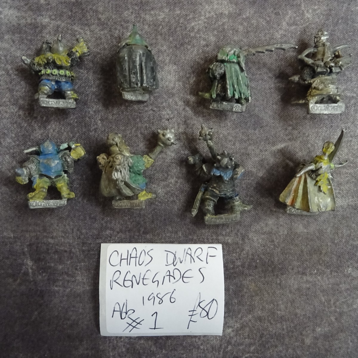 CHAOS DWARF MULTILIST - Vintage Warhammer Old World OOP Metal