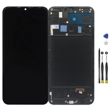 For Samsung Galaxy A20 A205 A205F A205G LCD Display Touch Screen Digitizer Frame