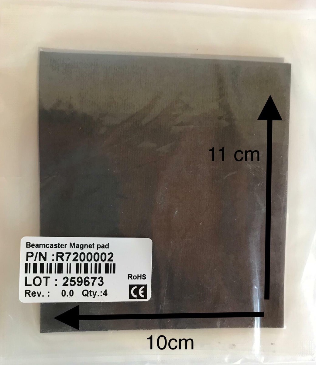 DY Lot Of 10 Beamcaster Magnet Pad 10cm - 11cm Keeper Screw