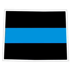 Wyoming-WY-State-Thin-Blue-Line-Police-Sticker-Decal-226-Made-in-U-S-A