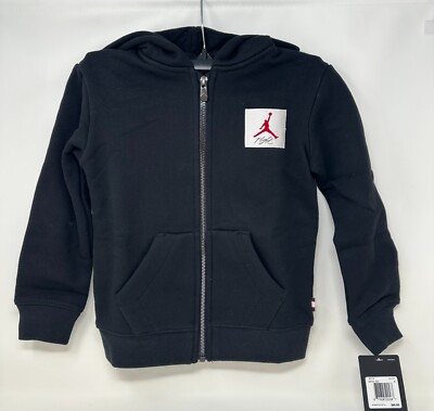 into Nike Jordan Kids' (Boys') Full-Zip Hoodie New Sz:4,6 (857421) A1