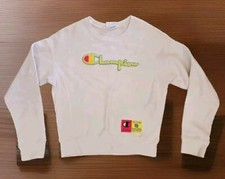 Champion Reverse Weave Sweatshirt Girls Small Weave Stitch Letters Pullover