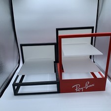 Ray-Ban Advertising Promo Retail Counter Display Stand Shelf Sign Made in Italy
