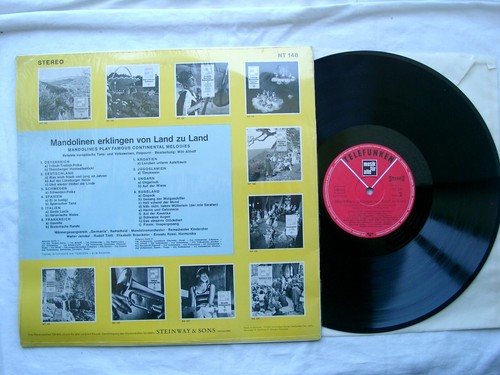 WILLI ALTHOFF - Mandolines Play Famous Continental Melodies LP - 1970's Germany - Picture 2 of 4