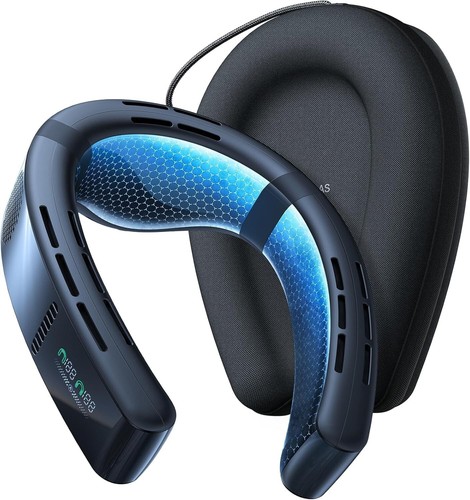 Advanced 3D Cooling Neck Fan Air Conditioner - Perfect Summer Gift for Dads - Picture 3 of 10