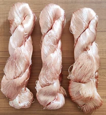  3 Thread Yarn Lace Skeins Knitting Work Reel Silk Fabric 345g Woven Sari