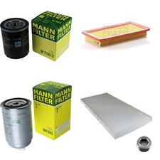 MANN-FILTER Inspektionspaket Filterset passend für Fiat Punto 1.7 TD 176 176L