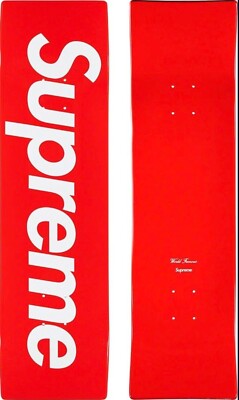 ★新品Supreme Uncut Box Logo Skateboard red Supreme Uncut Box Logo Skateboard Deck Red - SS22 - US
