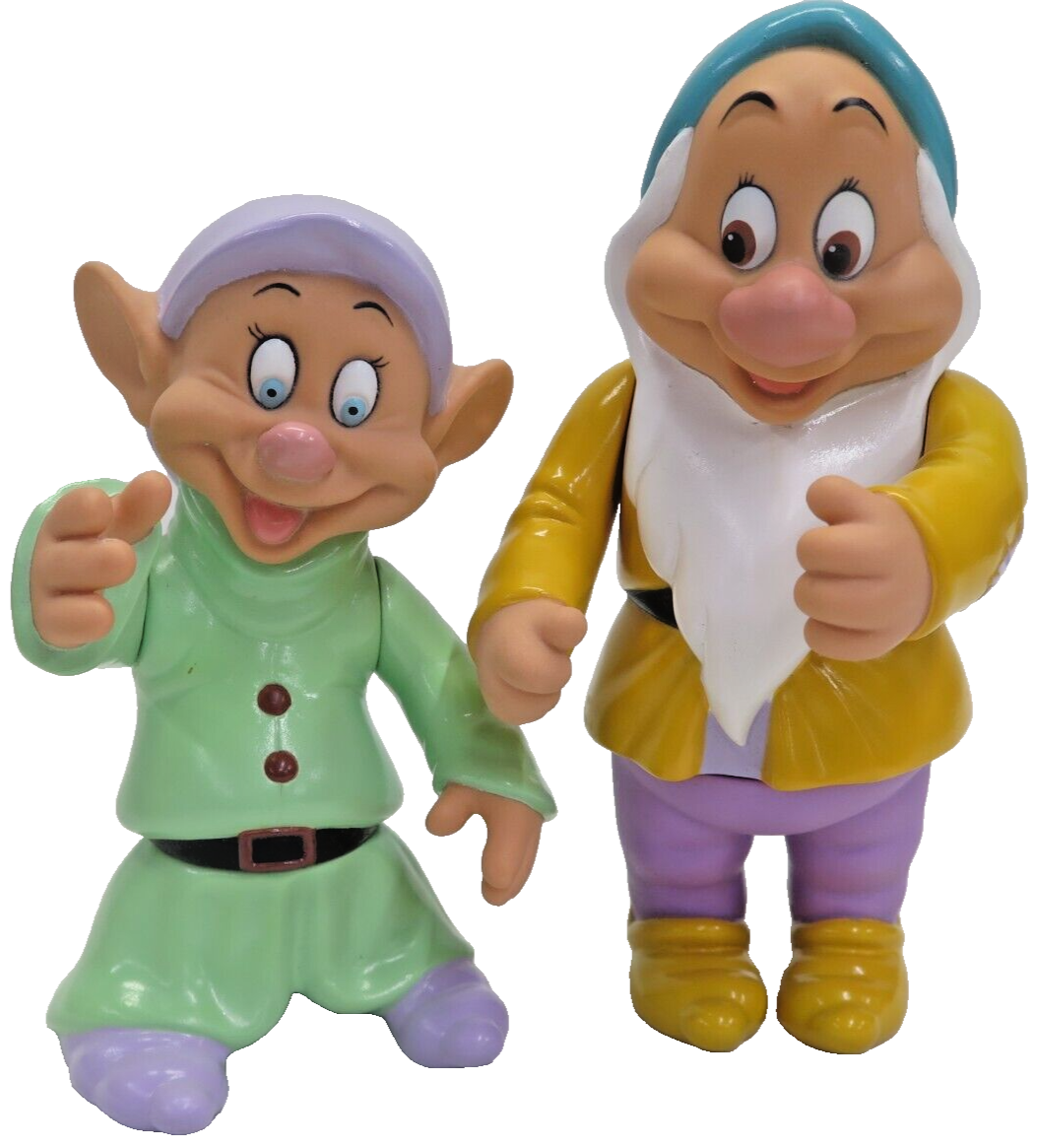 Vintage 1992 Disney Snow White's Seven 7 Dwarfs 6