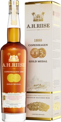 A.H. Riise 1888 Gold Medal Rum - 40 % Vol. / 0,7 Liter