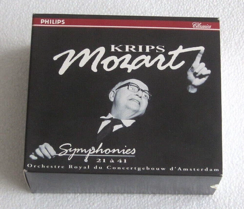 KRIPS / MOZART SYMPHONIES 21 to 41 / PHILIPS GERMANY NO IFPI 6 CD (I25)