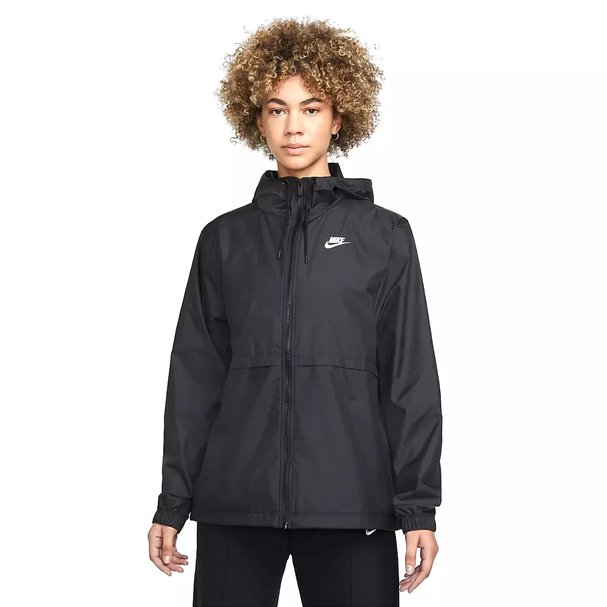 Nike Women s Essential Woven Repel Jacket in Black Diff. Sizes