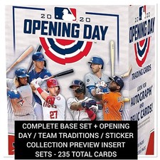 2020 Topps Opening Day - Base Set & 3 Insert Sets - Bichette / Alvarez RCs