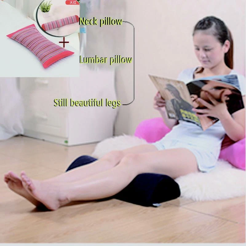 Lumbar Pillow Buckwheat Skin Home Comfortable Sleep Waist Support Lumbar Spine - Image 3 of 3