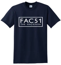 FAC 51 T-SHIRT RAVE HACIENDA FACTORY RECORDS DANCE MUSIC JOY HAPPY MONDAYS ROSE