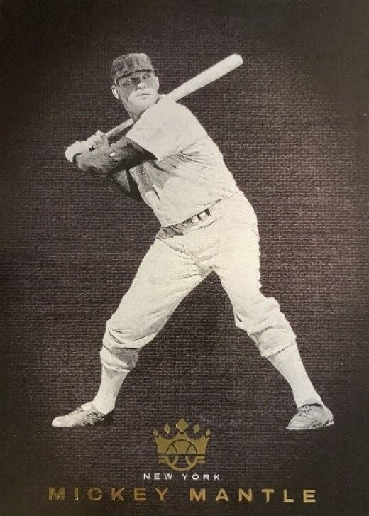 2022 Diamond Kings Blackout Mickey Mantle #BO-1 SSP