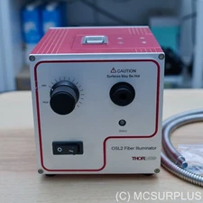 Thorlabs OSL2 fibre optic illuminator with OSL2FB light guide