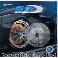 SHW Performance BRL42503 Rear Left Rotor 380 mm For BMW M8 Gran Coupe 4.4L 20-21