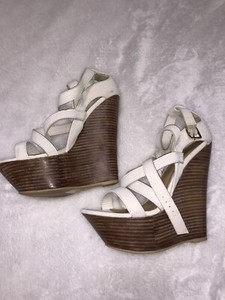 calvin klein black wedges