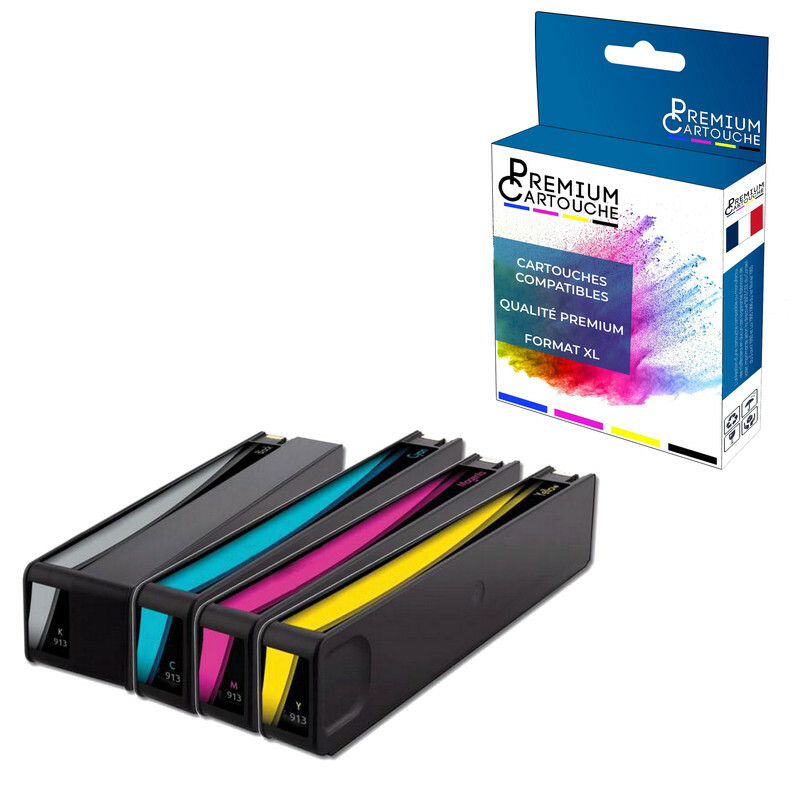 Evitez les pannes d'encre avec le pack 4 cartouches 973X L0S07AE F6T81AE grande autonomie