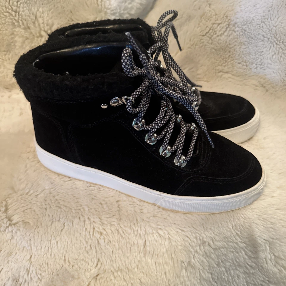 Zapatilla deportiva de gamuza Marc Fisher Summa negra 8,5 - rara vez usada Foto 3 de 4