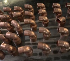 3/4" C x 1/2" C 90-Degree Reducing Copper Elbow