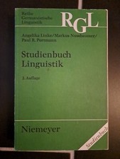 Studienbuch Linguistik Linke, Nussbaumer, Portman