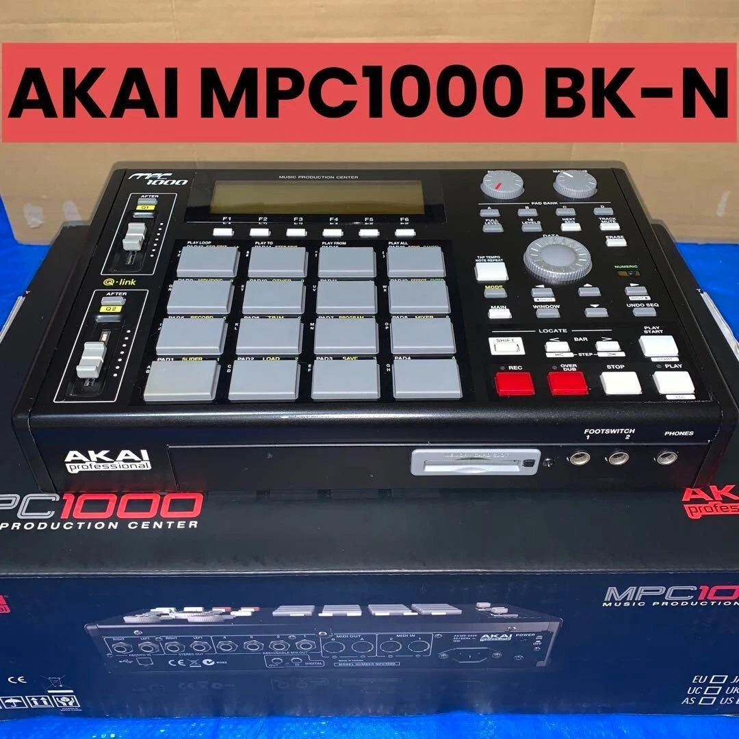 AKAI MPC1000BK- JJOS Sampling Machine JAPAN128MB CF Card / Maintenance  completed