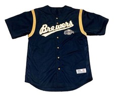 Milwaukee Brewers — Dynasty Stitched Jersey — Size Men’s Large (42-44)